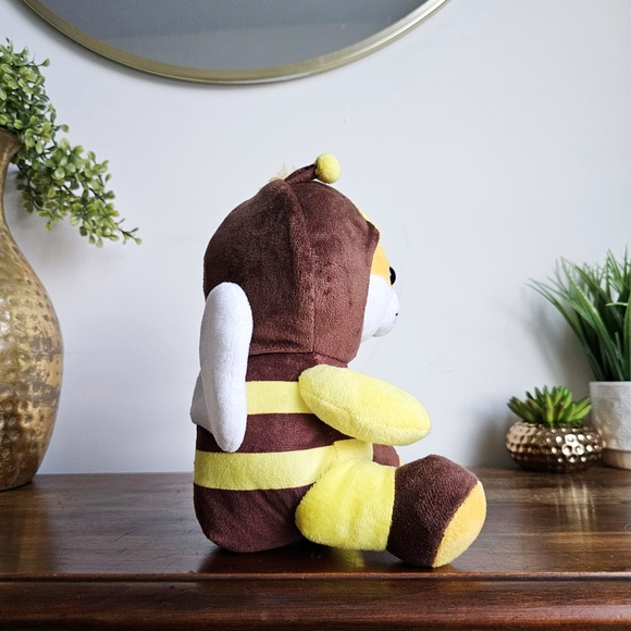 Peek-A-Boo Disguisimals Corgi Plush Bee Dog Dressed as a Bee Stuffed Animal Toy - Picture 5 of 11
